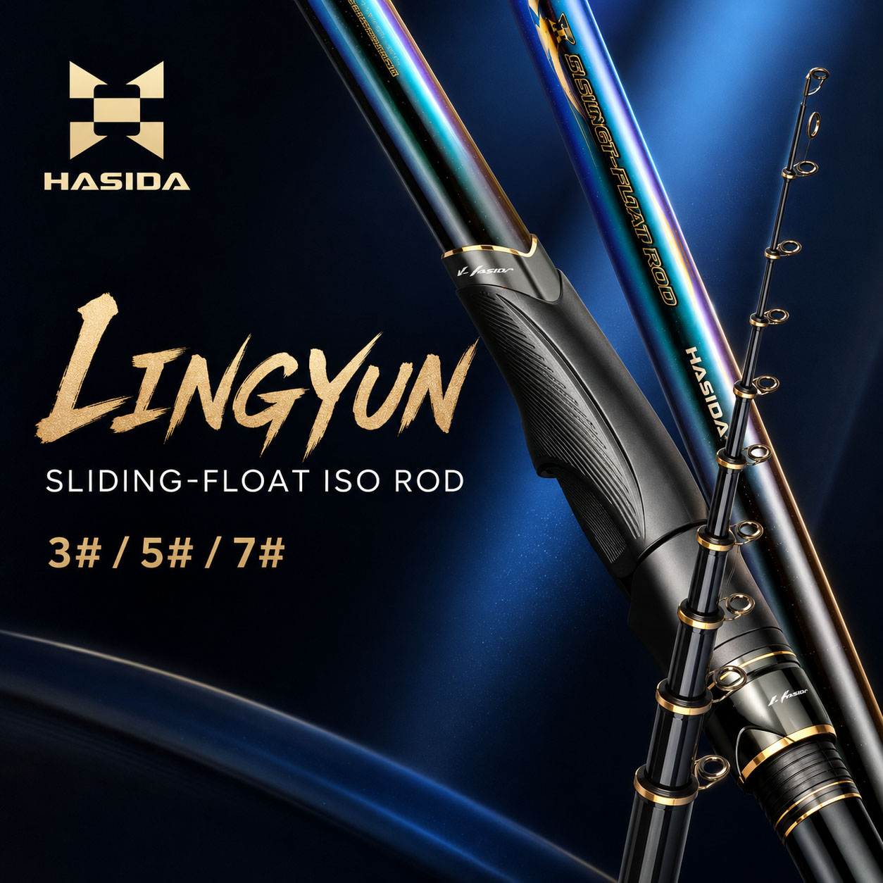 Kastking Reel Zephyr - HASIDA Ling Yun Angelrute 40T Hochkarbon