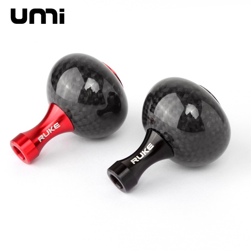Trolling Reel - Umi DIY Angelrolle mit Carbon-Knauf, inklusive